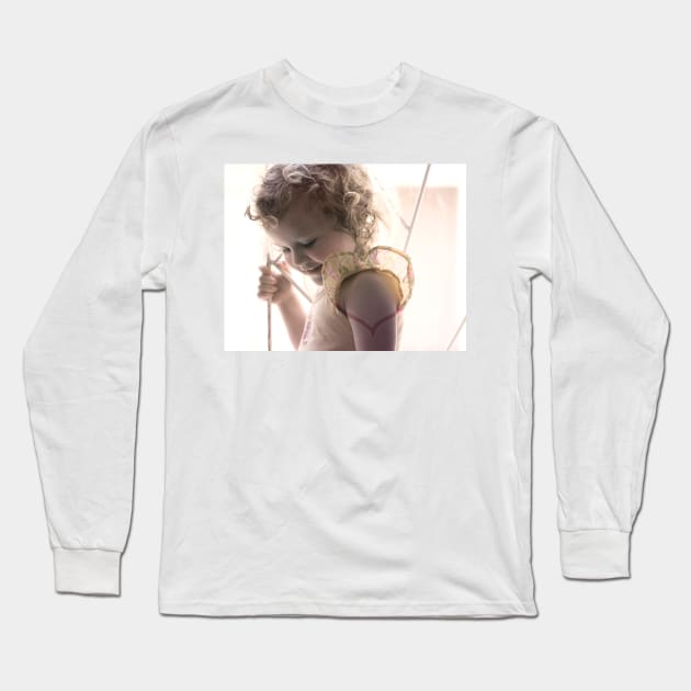 Window Seat Sweetheart Long Sleeve T-Shirt by micklyn